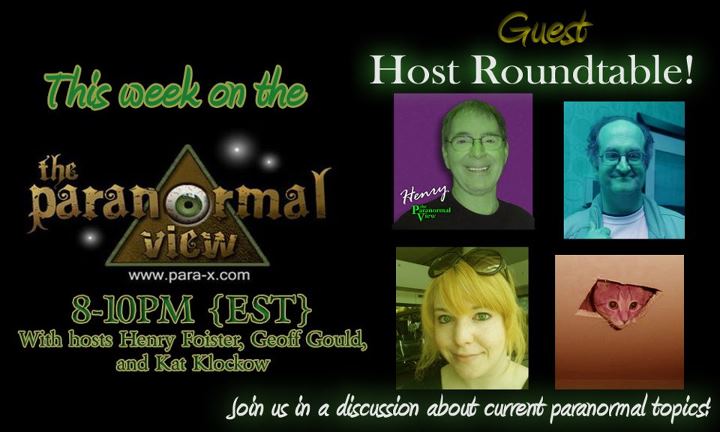 Henry, Geoffrey, Kat, and CC: The Paranormal View hosts