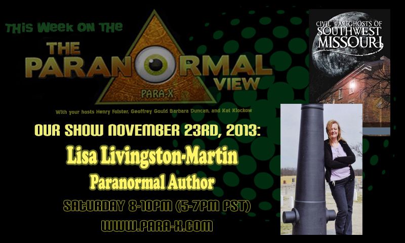 The Paranormal View 23 November 2013 edition