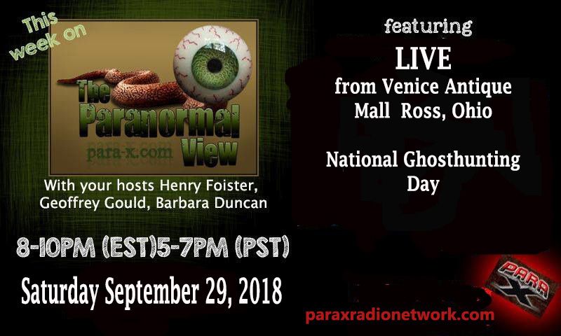 Hennry live at Venice Antique Mall in Ross, Ohio for National Ghosthunting Day