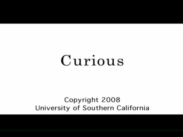 Geoffrey Gould in Leah Sargent's USC student film ''Curious''