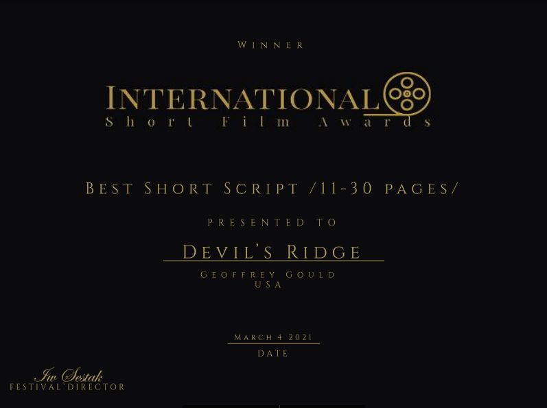 Devil's Ridge Win Certificate