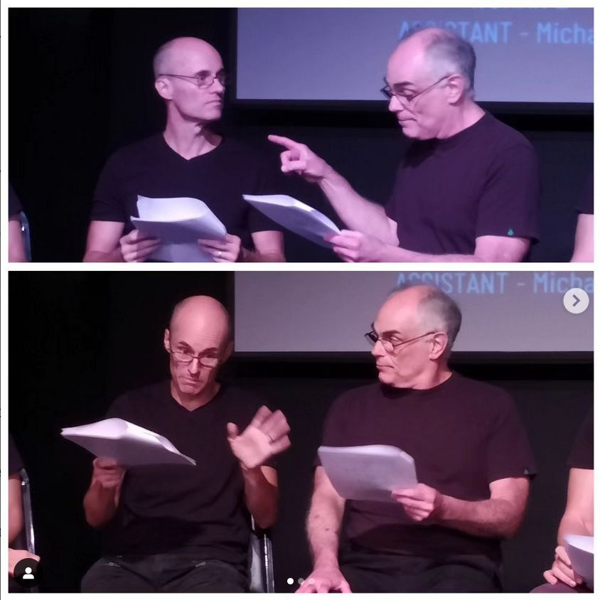 William Joseph Hill and Robert DiTillio read the leads for my ''Pact'' script table-read