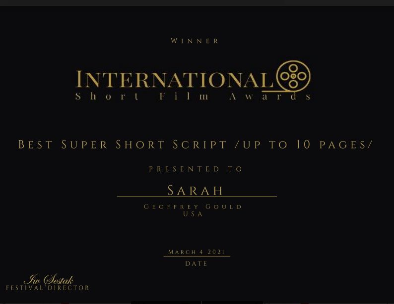 Sarah Official Selection