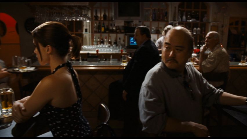 Cary Mizobe as a dive-tavern patron in ''Table for Three''