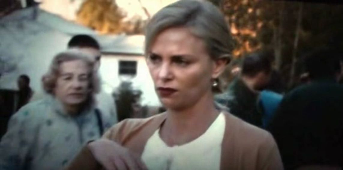 Jeannette Gould in the background of ''Young Adult''