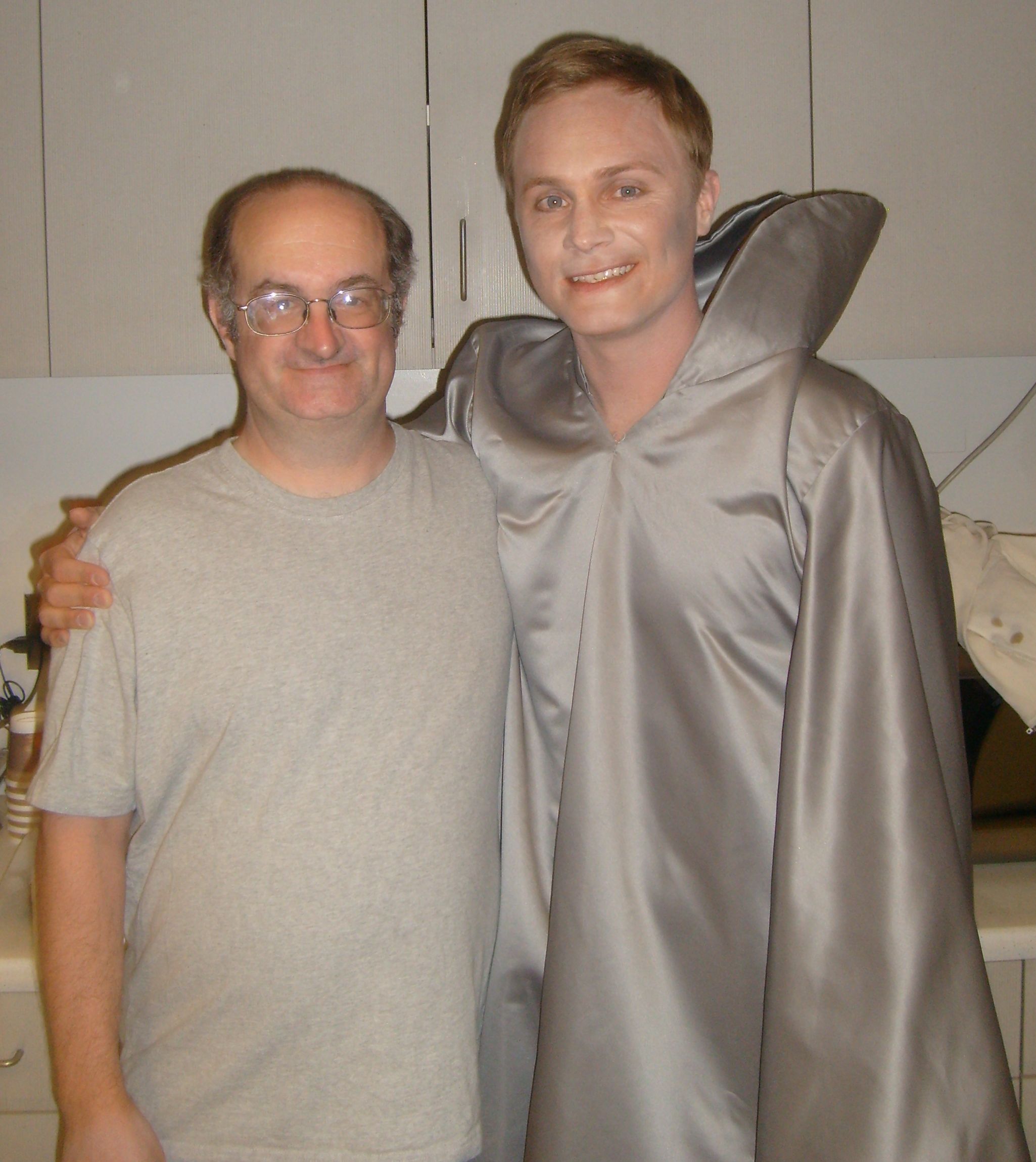Geoffrey Gould with David Anders of 'The Maiden and the Princess''