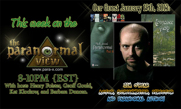 Lori Manns, January 19, 2013 guest on The Paranormal View