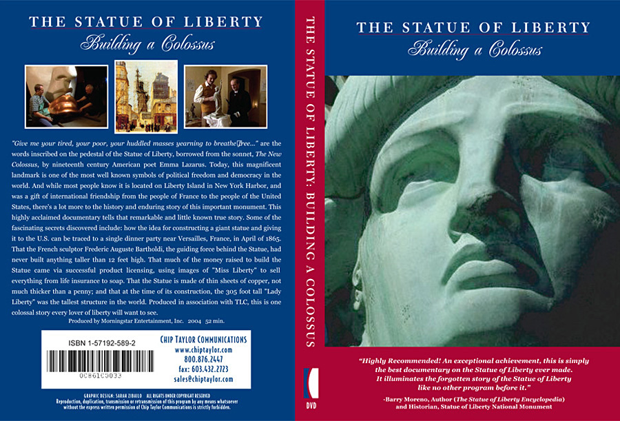 ''Statue of Liberty: Building of a Colossus'' dvd cover