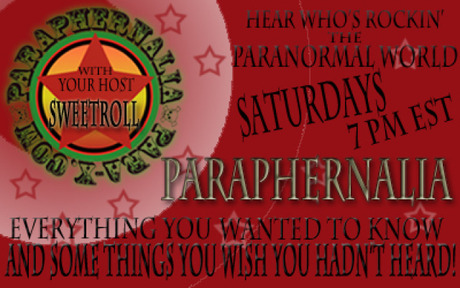 Paraphernalia; Saturday nights at 7pm eastern, 4pm pacific