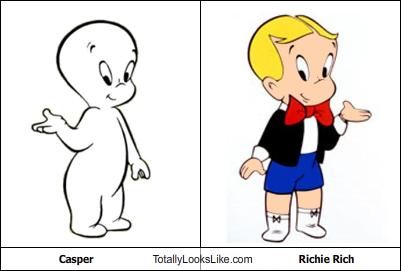 Casper is the ghost of Richie Rich